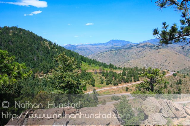 The view from Lookout Mountain near Golden, CO